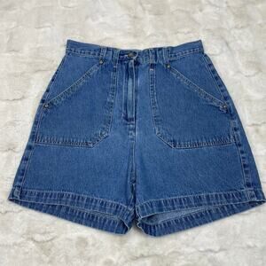 🔥Vintage Bill Blass High waisted Bareback Denim Shorts 90s Y2K Retro Women Sz 8